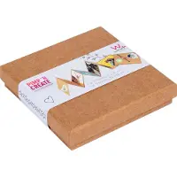 Walther design FB-099-P Leporello box PAC - Formaat 12 x 12 x 2,4 cm - 11 foto's 10 x 10 cm - Bruin