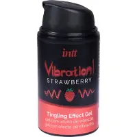 Huismerk Vibration! Tintelende Gel Strawberry - 15 ml