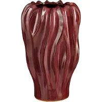 Mica Decorations Vaas Thom Rood D 22 H 35 Cm