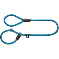 Hunter retrieverlijn voor hond met stop freestyle turquoise 170x1 cm