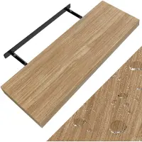 Casaria Wandplank Zwevend Eik MDF 70x23x3,8cm