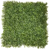 Emerald Kunstbuxusmatten 4 st 50x50 cm groen