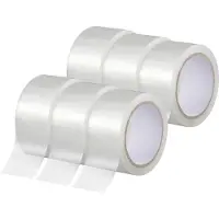 Toolcraft TO-10187127 Pakband Transparant (l x b) 66 m x 50 mm 6 stuk(s)