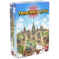 Capstone Games Tangram City - Tegel Legende Strategisch Bordspel, Bouw Je Stad, Breng Harmonie, Leeftijd 10+, 1-5 Spelers
