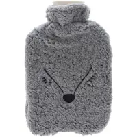 Home & Styling Warmwaterkruik Vosje - 40x10cm - Donkergrijs