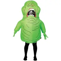 Smiffys - Ghostbusters Inflatable Slimer Kostuum - Groen