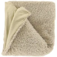 Unique living plaid rosa 140x180cm sand
