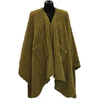 Unique living omslagplaid clio 148x160cm moss green
