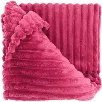 Unique living plaid lex 150x200cm fuchsia