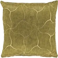 Unique living sierkussen celina 45x45cm moss green
