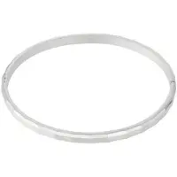 Yehwang Dames Armband Zilverkleurig Geometrisch - Bangle - Roestvrij staal - Nikkelvrij