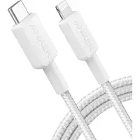 Anker 322 - Lightning-kabel - Lightning (mannelijk) naar 24-pins USB-C (mannelijk) - 1,83 meter - wit - USB Power Delivery