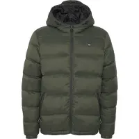 Blend Winterjas donkergroen / zwart / wit