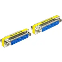 DeLOCK 65483, Sub-D 25, Sub-D 25, Blauw, Zilver, Geel
