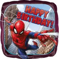 Amscan Folieballon Spiderman 'HBD' (45cm)