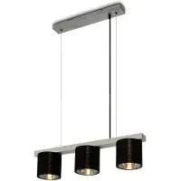 Briloner - Hanglamp - 136 CM - Excl. 3X E14 - Antiek Zilver
