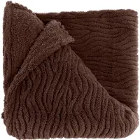 Unique living plaid clio 150x200cm rocky brown