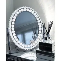 Bright Beauty Vanity Bright Beauty make up spiegel met verlichting - rond ovaal - dimbaar met drie lichtstanden