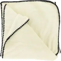 Unique living plaid jade 140x180cm dove white