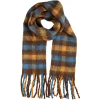 Clayre & Eef Wintersjaal Dames 38x190 cm Geel Textiel