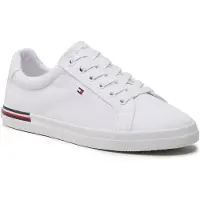 Tommy Hilfiger Sneakers laag 'Essential' navy / rood / wit