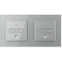 Livolo | Grijs | SR | 2 | Slide-Dimmer | Wisselschakelaar - Bekijk