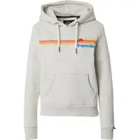 Superdry Sweatshirt blauw / lichtgrijs / oranje / rood