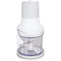 Emerio Hakmolen 260W - 500ml - 2 Snelheden - Plastic kan - 4 RVS Messen - Anti-slip voetjes - Snoer opbergmogelijkheid - MC-122649.2 Wit