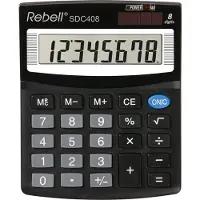 Rebell RE-SDC408-BX Calculator SDC408 Zwart