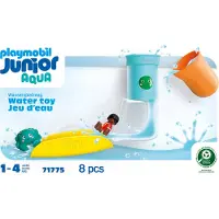 Playmobil JUNIOR AQUA - Waterval Tank met Glijbaan - Duurzaam Badspeelgoed met Glijbaan en Waterval - 71775