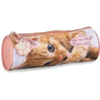 Lannoo Graphics - MY FAVOURITE FRIENDS ETUI ROND 23CM PINK/ CAT