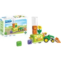 Playmobil JUNIOR: Tractor met leuke plantenbak - 71773