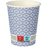 Papstar Drinkbekers, Karton "To Go" 0,2 l Ø 8 cm · 9,1 cm (400 stuks)