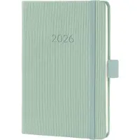 Sigel weekagenda 2026 Conceptum - formaat A6 - mint - hardcover - SI-C2673