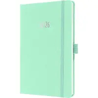 Sigel weekagenda Feel 2026 - formaat A5 - Mighty Mint - hardcover - SI-J6409