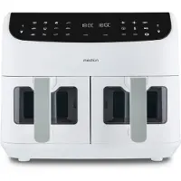 Medion XXL Dubbele Airfryer P20 - 2 zones - 8,7 L - 2600 W - Matwit