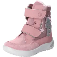 Ricosta Snowboots 'Annika' grijs / rosa / oudroze