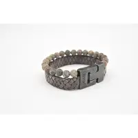 Josh -24966-Armband-Taupe-Heren-20,5cm