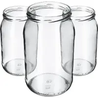 Kadax Pot 760 ml potten Mason Jar honingjam komkommers glas 8 stuks Fi 82