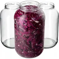 Kadax Pot 4 L Potten Weckpot Komkommers Honingtincturen Glas 8 stuks Fi 100