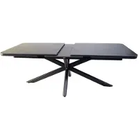 Oosterik Home Hillsdale uitschuifbare dining tafel midnight grey L 200 - 260 x D 100 x H 75 cm