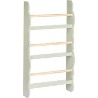 Beliani RIGOLET - Wandboekenplank - Lichtgroen - MDF