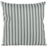Annas collection Buitenkussen 60x60 cm Groen Streep Anna's Collection