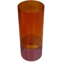 HD Collection Vase Glass Multi 12x12x30cm