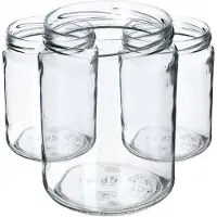 Kadax Pot 540 ml 500 ml potten Mason Jar Honing Komkommers Glas 16 stuks Fi82
