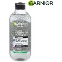 Garnier - Charcoal SkinActive - Micellair Reinigingswater - Jelly met Charcoal – Gezichtsreiniger & Make-up Remover – Tegen Onzuiverheden – Alles-in-1 – Zonder Afspoelen