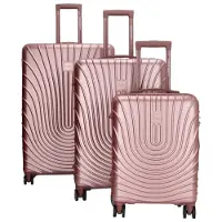 Enrico Benetti Calgary 3-delige kofferset roze