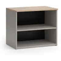 Vicco TV-meubel Wido Grijs 60 x 50 cm met 2 compartimenten, Model 56615