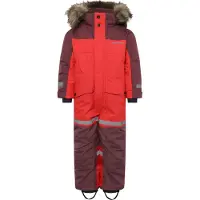 Didriksons Bjärven, winteroverall, junior, rood