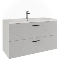 Vicco Irma Badkamermeubelset – 2 delen Wit/wit hoogglans